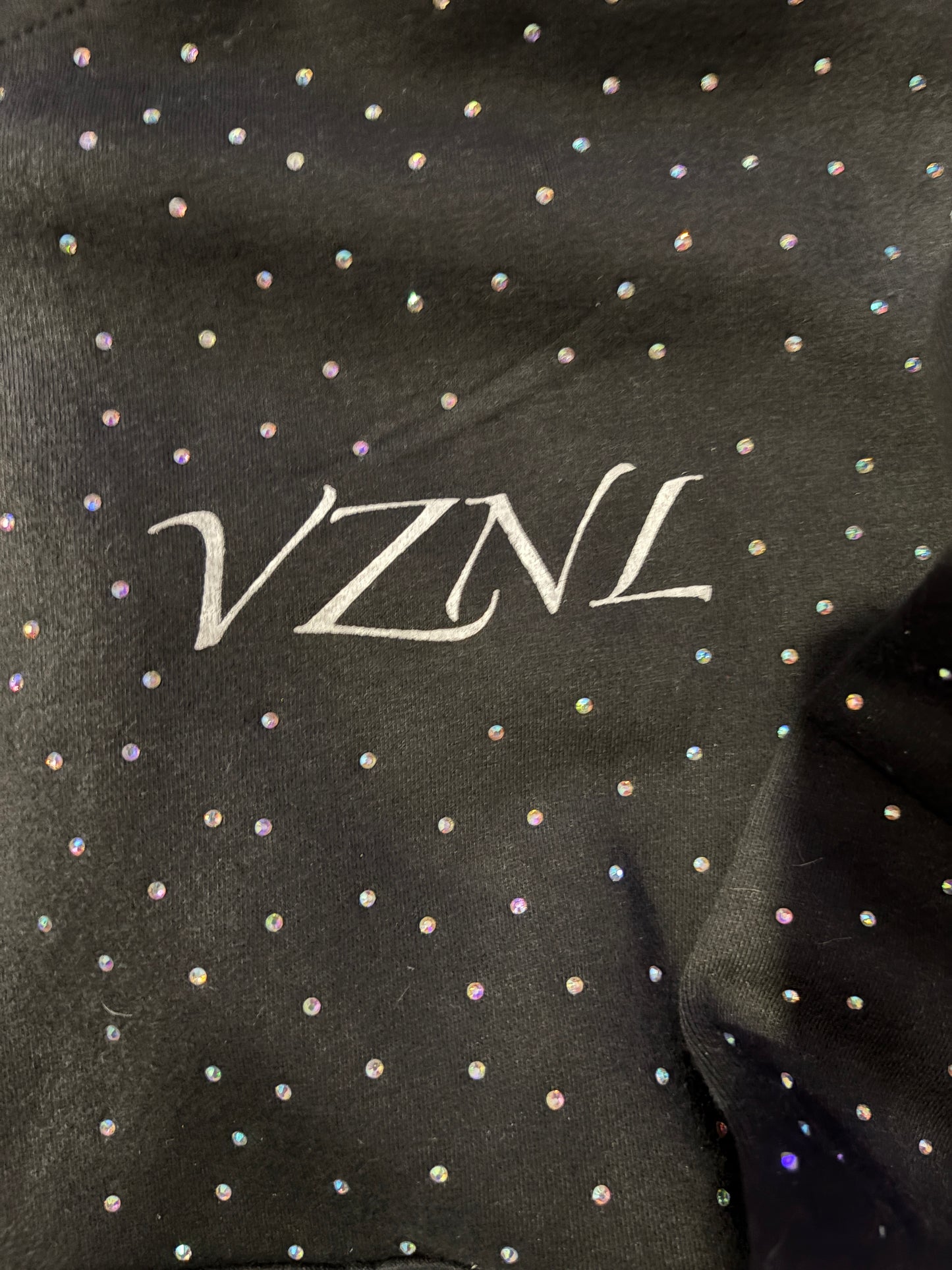 Rhinestones Blind Man Hoodie